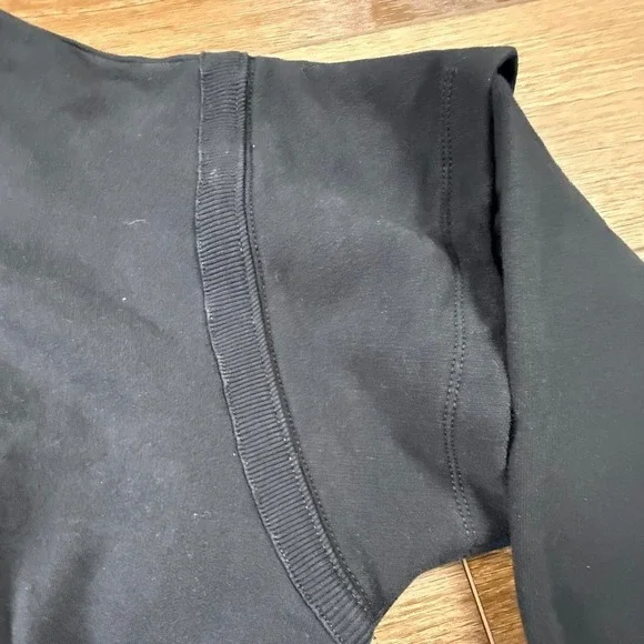 Fp Movement By Free People Snow Flow Hoodie In Black Combo Cropped Size S NWT
